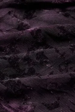 PUNK RAVE Violet Witch Tattered Top 17 PUNK RAVE Violet Witch Tattered Top -Akumu Ink Shop 00773