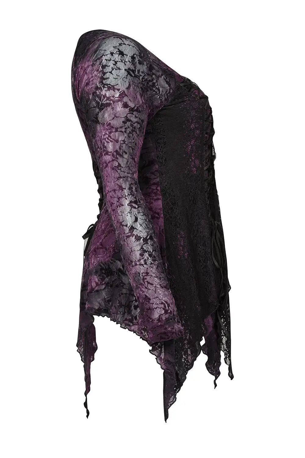 PUNK RAVE Violet Witch Tattered Top 8 PUNK RAVE Violet Witch Tattered Top - Image 6