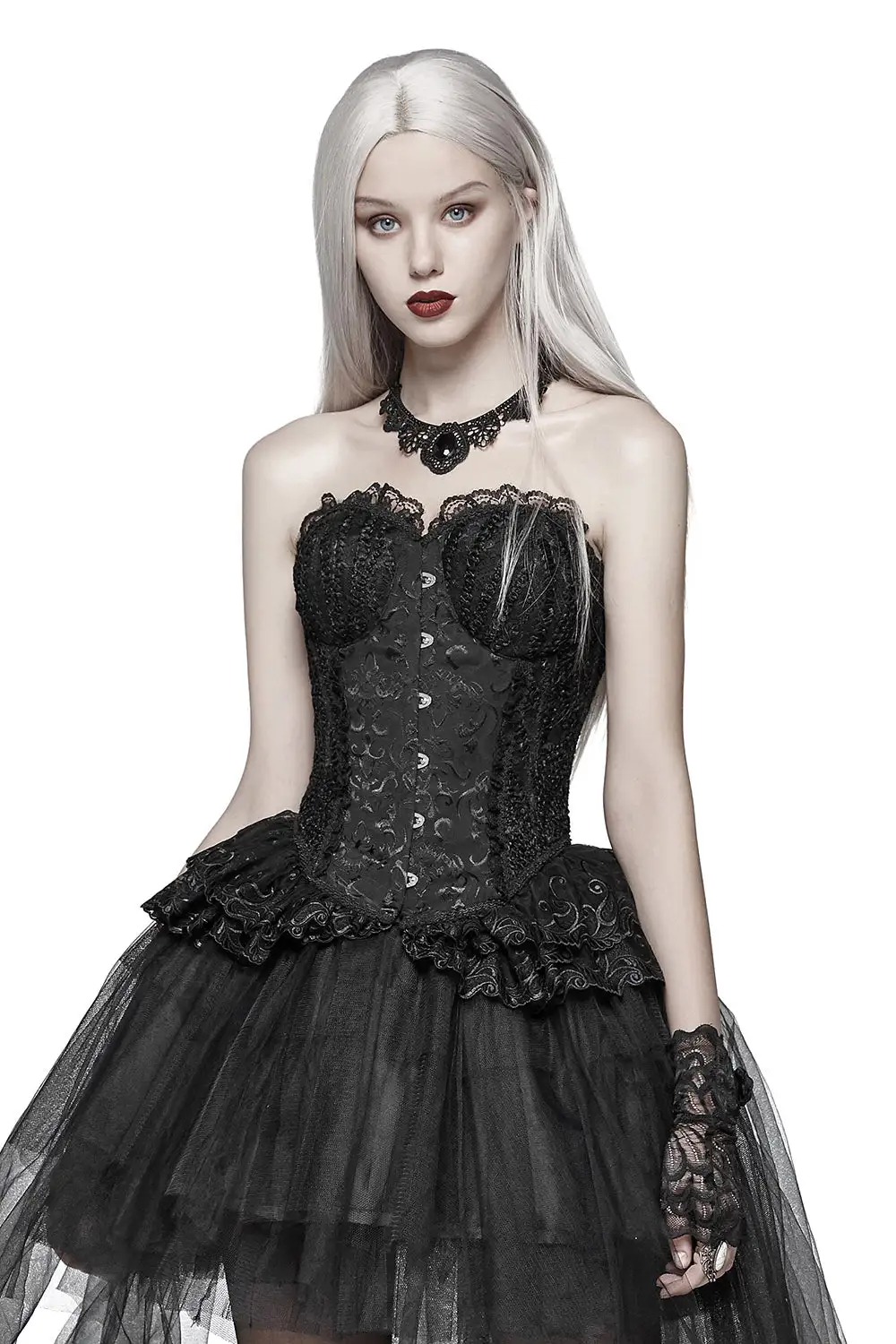 PUNK RAVE Broken Ballet Gothic Corset 3 PUNK RAVE Broken Ballet Gothic Corset