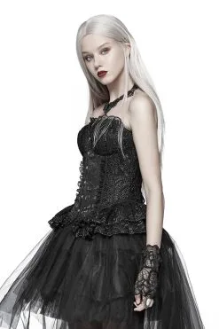 PUNK RAVE Broken Ballet Gothic Corset 13 PUNK RAVE Broken Ballet Gothic Corset -Akumu Ink Shop 05855