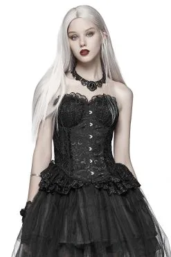 PUNK RAVE Broken Ballet Gothic Corset 14 PUNK RAVE Broken Ballet Gothic Corset -Akumu Ink Shop 05859