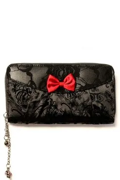 Banned Apparel Ivy Black Lace Wallet