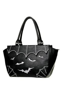 Banned Apparel Batty Babe Handbag [BLACK/WHITE]