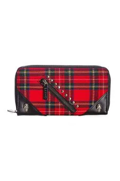 Banned Apparel Pandora Wallet [Red Plaid]