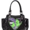 Banned Apparel Made For Each Other Handbag -Akumu Ink Shop 1611697702BG34256BLACK1