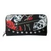 Banned Apparel Skulls And Roses Wallet
