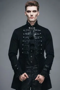 DEVIL FASHION Black Pirate Coat, S & M -Akumu Ink Shop 18 fe8cee4e 96f0 4160 8555 d2851ff673bc