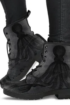 Gallery Serpentine Straight Up Kraken, Men's Vegan Boots, FREE Shipping