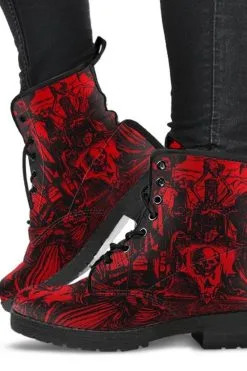 Gallery Serpentine Blood Dance Of Death, Men's Vegan Boots, FREE Shipping
