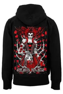VampireFreaks Queen Of Hearts Hoodie [Zipper Or Pullover]