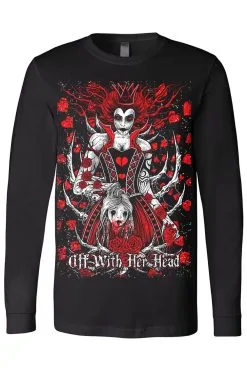 VampireFreaks Queen Of Hearts Tee [Multiple Styles Available] -Akumu Ink Shop 4 longsleeve tshirt resize