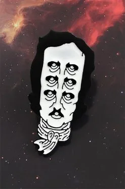 Catalyst Possessed Poet Edgar Allan Poe Enamel Pin