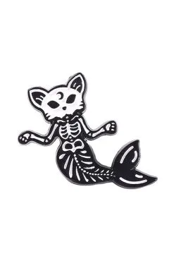 Catalyst Dead Mermaid Cat Enamel Pin