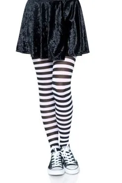 LEG AVENUE Striped Tights [Various Colors]
