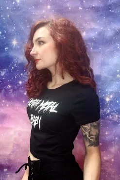 VampireFreaks Death Metal Baby Crop Top 20 VampireFreaks Death Metal Baby Crop Top -Akumu Ink Shop 8u8ouo8ouiuioyouy