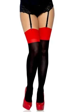 LEG AVENUE Bloody Mary Thigh High Socks