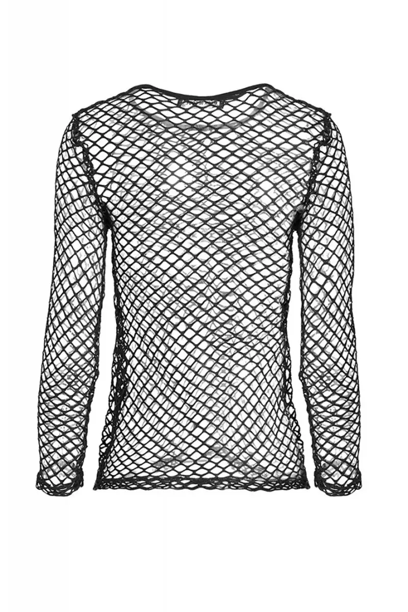 DARK IN LOVE Late For My Funeral Fishnet Top 8 DARK IN LOVE Late For My Funeral Fishnet Top - Image 6