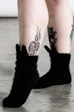 KILLSTAR Cry Wolf Cozy Socks