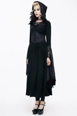 DEVIL FASHION Blood Crimson Kiss Cloak -Akumu Ink Shop CT070 02