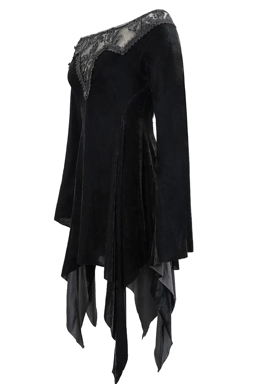 DEVIL FASHION Spirit Seer Velvet Dress 8 DEVIL FASHION Spirit Seer Velvet Dress - Image 6