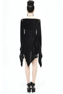 DEVIL FASHION Spirit Seer Velvet Dress 11 DEVIL FASHION Spirit Seer Velvet Dress -Akumu Ink Shop DEVFA0226gcopy