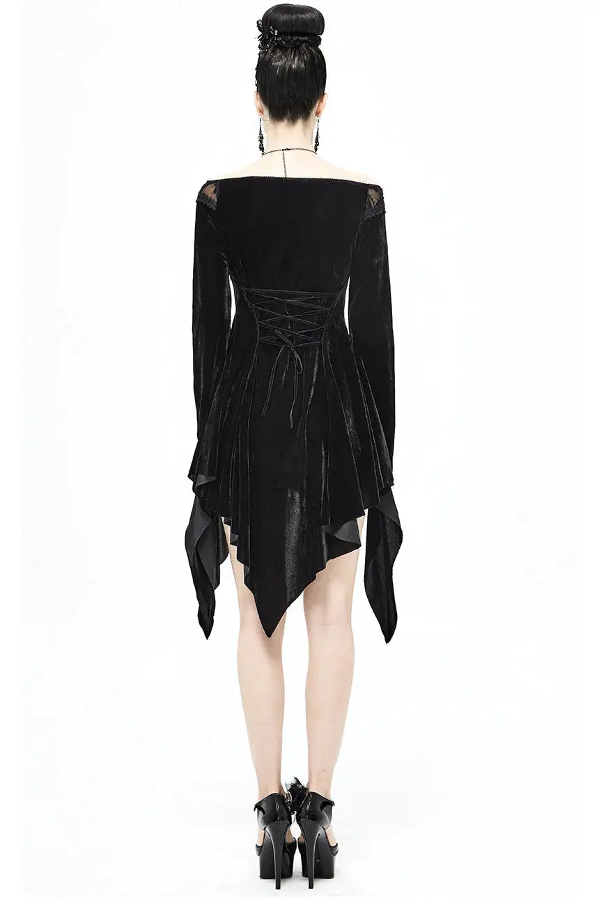 DEVIL FASHION Spirit Seer Velvet Dress 5 DEVIL FASHION Spirit Seer Velvet Dress - Image 3