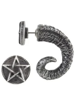 Alchemy Magic Ram's Horn Earring