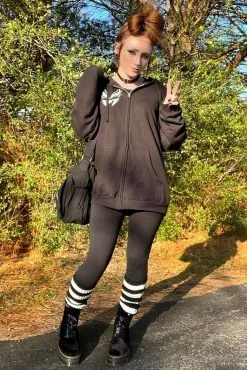 VampireFreaks Dark Fairy Hoodie [Zipper Or Pullover] -Akumu Ink Shop Emo Leg Warmers