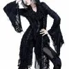 DEVIL FASHION Black Witchery Tattered Cardigan -Akumu Ink Shop FF7A9154