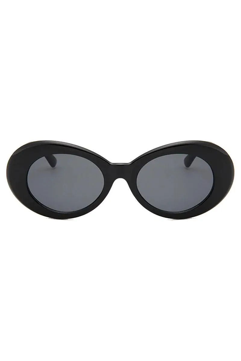 Catalyst Black As My Soul Oval Sunglasses 4 Catalyst Black As My Soul Oval Sunglasses - Image 2