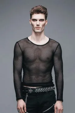 DEVIL FASHION Fatal Melody Fishnet Top [UNISEX]