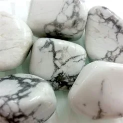White Howlite Tumbled Stone