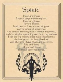 Spirit Evocation Parchment Poster