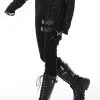 DARK IN LOVE Grunge Core High Waisted Pants -Akumu Ink Shop Goth Cargo Pants
