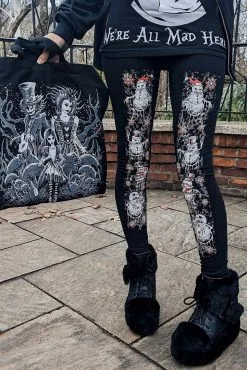 VampireFreaks Heavy Metal Snowmen Leggings