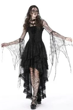 DARK IN LOVE Cobwebella Cape Bolero