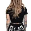 Too Fast Baby Boo Short Shorts 2 Too Fast Baby Boo Short Shorts -Akumu Ink Shop Gothic Ghost Short Shorts
