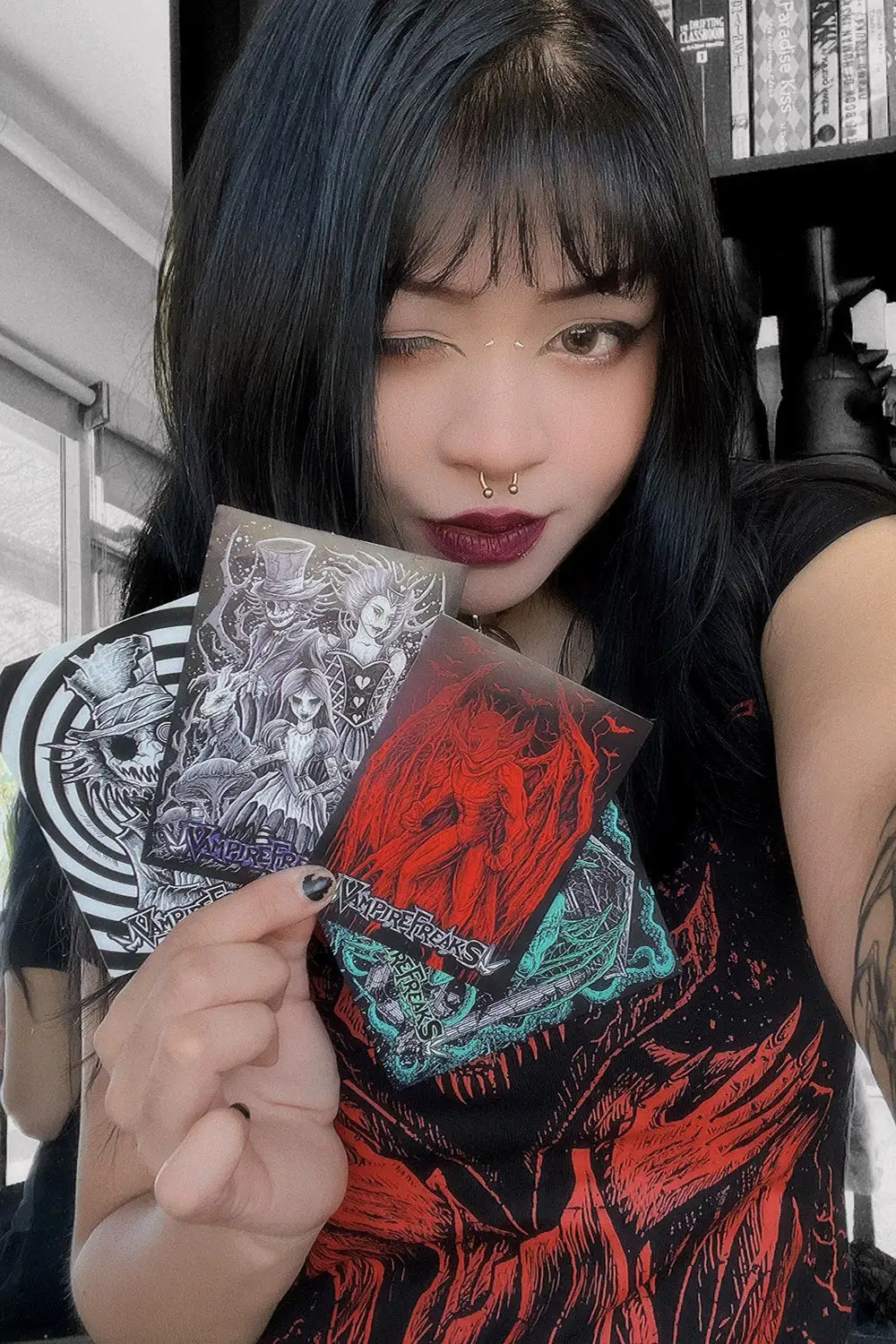 Front Page 46 Front Page -Akumu Ink Shop Gothic Sticker Pack 1