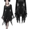 DARK IN LOVE Vampire Veins Velvet Dress 2 DARK IN LOVE Vampire Veins Velvet Dress -Akumu Ink Shop Gothic Velvet Dress