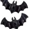 Kreepsville Lil Black Bats Hair Slides [Pair] -Akumu Ink Shop HSPBB 1024x1024 2xcopy