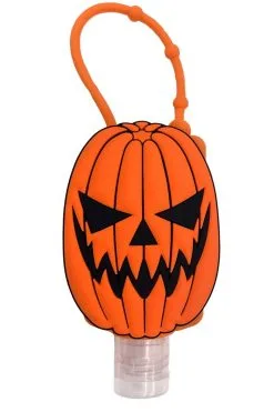 Kreepsville Trick Or Treat Pumpkin Hand Sanitizer Holder