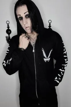 VampireFreaks Baby Bat Hoodie [Zipper Or Pullover] -Akumu Ink Shop Hoodiecreeper