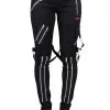 Tripp NYC Rage Bondage Pants 2 Tripp NYC Rage Bondage Pants -Akumu Ink Shop IS4419 BLK F