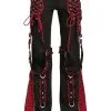 Tripp NYC Bo Peep Dark Street Pants [BLACK/RED]