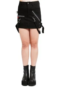 TRIPP NYC Tripp Black Bondage Skirt