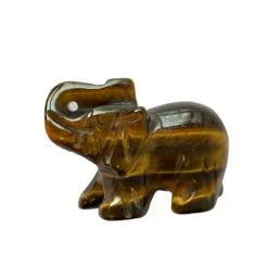 Crystal Carved Elephants