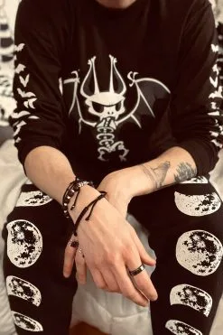 VampireFreaks Batty Bones Tee [Multiple Styles Available] -Akumu Ink Shop Mens Punk Joggers