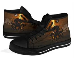Gallery Serpentine Pirate Kraken Sunset, Men's Hi Tops, FREE Shipping -Akumu Ink Shop NBSN S1PirateKrakenSunset2