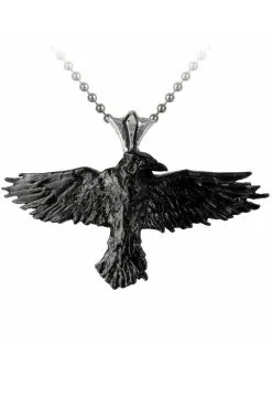 Alchemy Black Raven Necklace