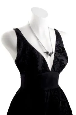 Alchemy Om Strygia Vampire Bat Necklace -Akumu Ink Shop P597 man 10055.1530045082.1280.1280